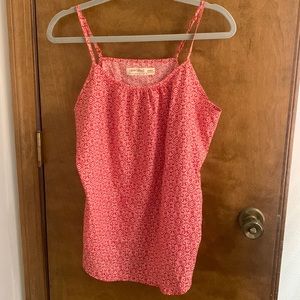 Spaghetti strap bandana print tank